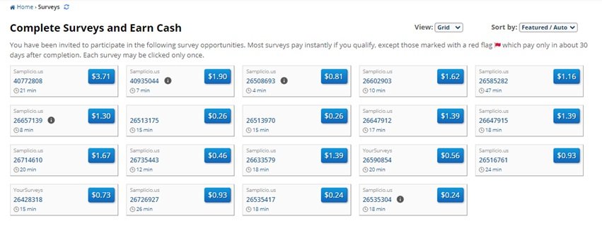 With ySense paid surveys you can quickly get extra money trickling in by sharing your opinions for rewards.