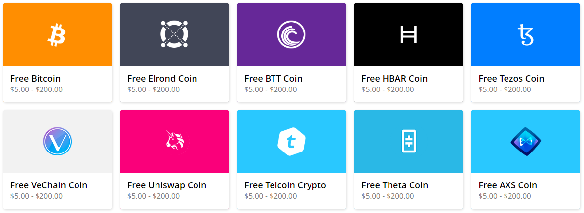 FreeCryptoRewards GPT site is wholly accredited and trusted by thousands worldwide. Redeem cryptocurrencies, gift cards, and cash right away.